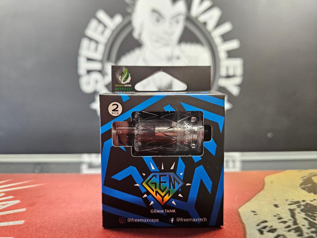 Freemax Gemm Disposable Tanks – Steel Valley Vapors